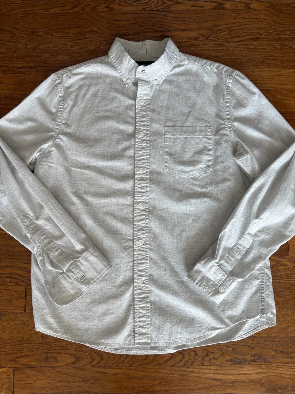 Banana Republic Men’s Cotton Light Gray Shirt